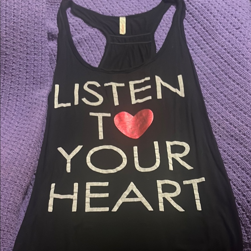 Black and Red Women's Tank Top